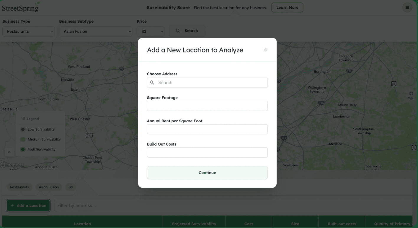 Add a Location: Analyze Any Address Instantly (Philadelphia)
